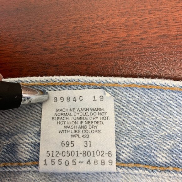 Vintage 505 Levi's USA Made 100% Cotton - Picture 8 of 10